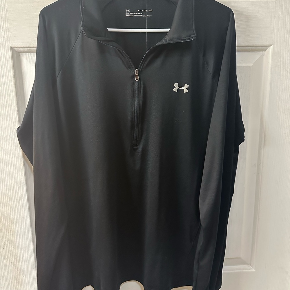 Under Armour Black Zip-Up Pullover